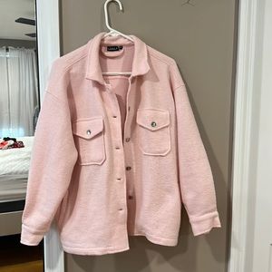 Light pink shacket